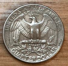 1981 USA Eagle Quarter Dollar "P" Mintmark 25c Coin  YFP4/22