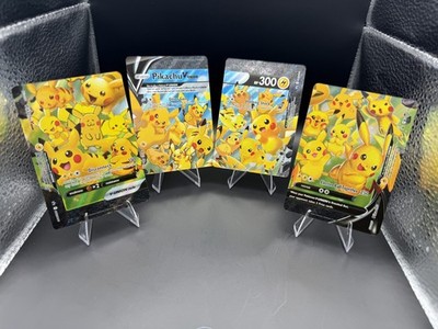 Pikachu V-Union (Set of 4) Holofoil 4 SWSH Sword & Shield Promo Cards NM English