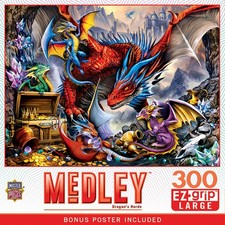 MasterPieces - Medley - Dragon's Horde 300 Piece EZ Grip Jigsaw Puzzle