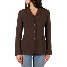 Jil Sander Vintage 90s Women's Brown Wool Minimalist Blazer Jacket EU 36 / US 4