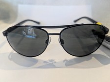 Foster Grant Cole Black Aviator Polarized Sunglasses 100 UVA/UVB