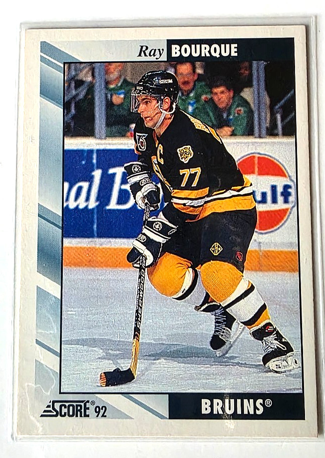 1992-93 Score #100 Ray Bourque - Boston Bruins HOF