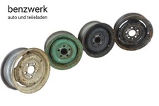 Mercedes W110 W111 W120 W121 4x Felge Stahlfelge 5x13 ET30 ORIGINAL 1104001102✔️