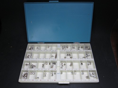 Vintage Ion Iso-Form Temporary Bicuspid Dental Crown Assortment Kit Case & Crown