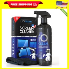 Screen Cleaner Spray 16oz Best Large Kit for LCD LED Matte TVs, Smartphones,