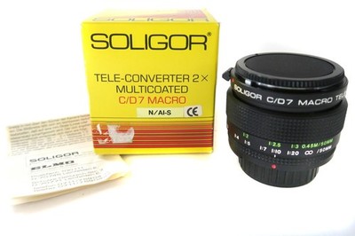 SOLIGOR Tele Converter 2x C/D7 Macro N/AI-S - NIKON MF Tele Konverter in OVP