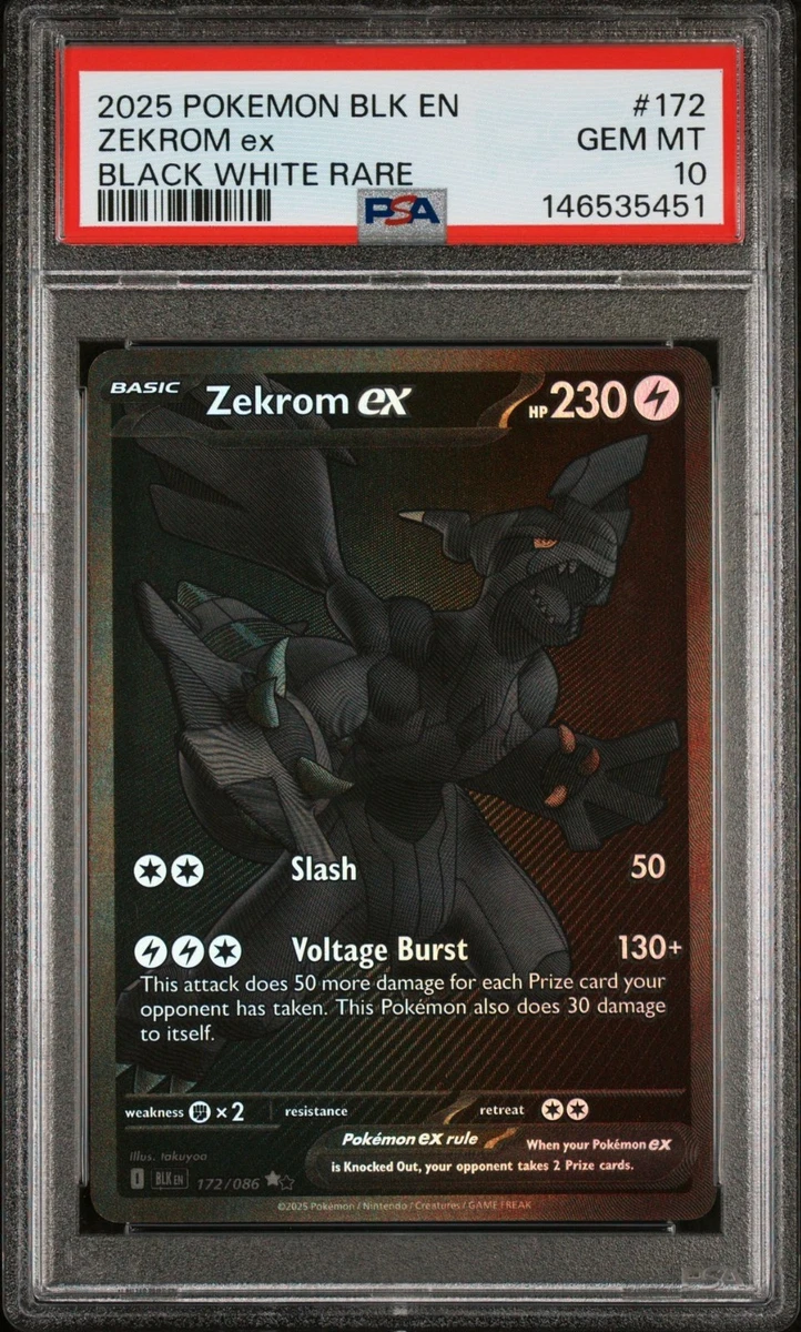 Zekrom Pokémon TCG Professional Sports Authenticator (PSA