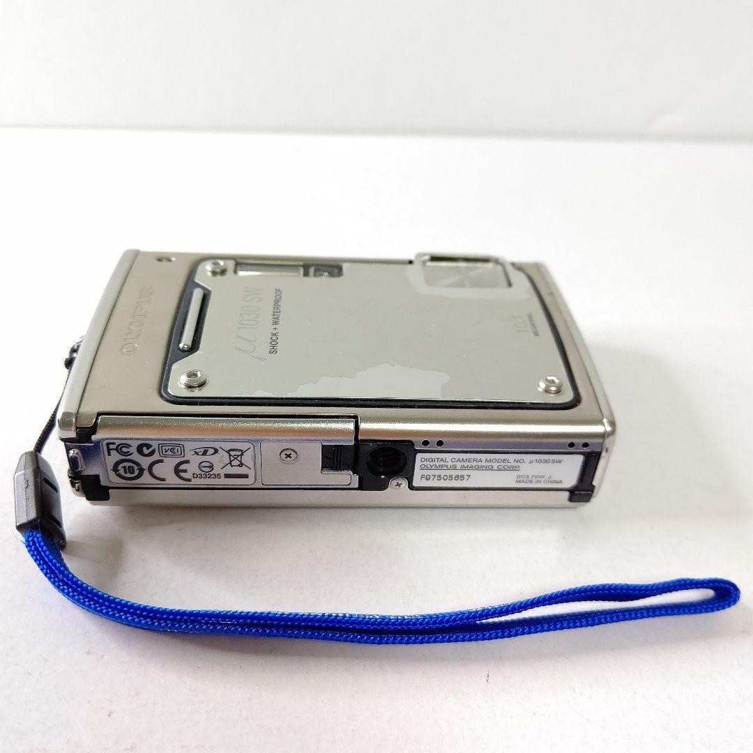 OLYMPUS μ 1030 シルバー Olympus μ1030 SW Silver Compact Digital Camera Tested Working