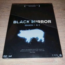 * RARE !! COFFRET NEUF SOUS BLISTER BLACK MIRROR INTÉGRALE DVD SAISON 1 ET 2 VO