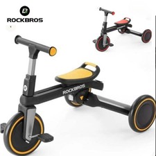 ROCKBROS Kids Balance Bike Toddler 3 Wheel Removable Pedals for 2 to 5 Years Old