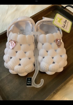 First Steps Stepping Stones Adorable Clog Shoes Little Girls Size 9 