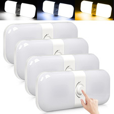 RV Lights Interior 1700LM, 3 Color TEM Camper Lights, Dimmable 12V Volt Led Fixt