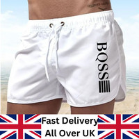 Mens Swimming Board Shorts Swim Short Trunks Summer Sports Beach Bottoms Pants