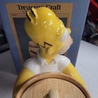 Vintage Homer Simpson Cookie Jar The Simpsons Treasure Craft 1995 Ceramic w/Box — photo 7