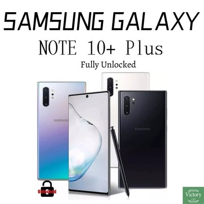 Brand NEW Samsung Galaxy NOTE 10+ PLUS SM-N975U 256GB 12GB Unlocked--Black Glow