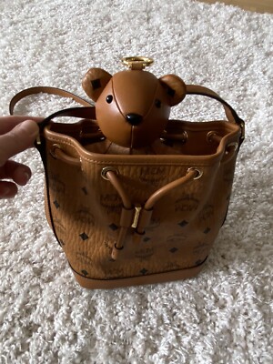 MCM Tasche mit Bär, Beuteltasche, Wie Neu!!! - Main Image
