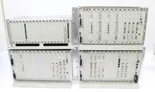 Lot of 4 ADVA Optical Networking FSP3000 Fiber Service Chassis with Modules