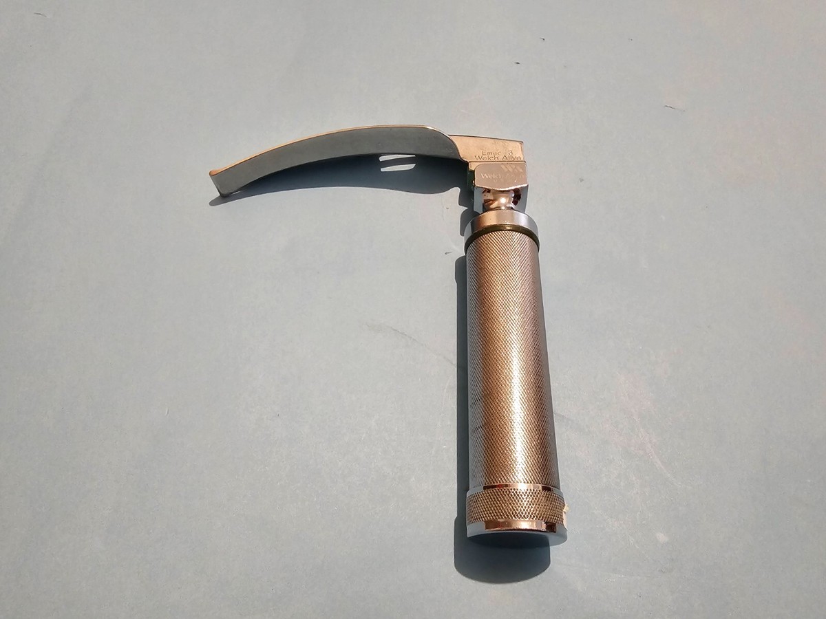 Welch Allyn E-MAC F/O ラリンゴスコープブレード #3 Welch Allyn Laryngoscope Handle and Blade (Mac 3) | eBay