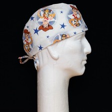 Toy Story Sheriff Woody on White Theme Scrub Hat