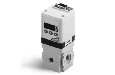ER238-52AP, Digital E/P Reg-3/8-0.5 to 5 bar-4-20mA-analog out-pnp | Camozzi