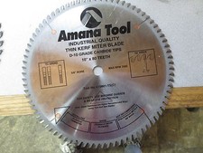 AMANA 610800-TS C THIN KERF MITER BLADE 10" 80T TC GRIND D-10 CARBIDE TIP - NEW