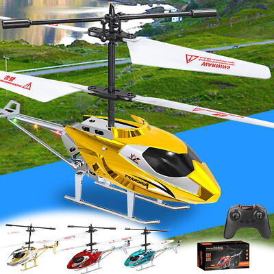 #ad Rechargeable Mini Helicopter Remote Control Safe RC Helicopters Children Toy $35.35