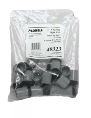 Lorell Chair Tips (16pack) Replacement Gray 49323