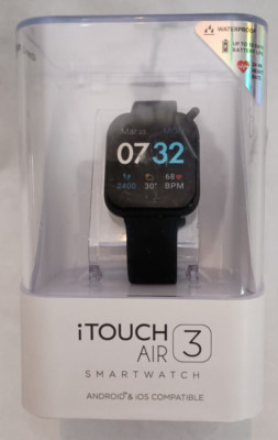 iTouch Air 3 Smart Watch - Black - Open Box