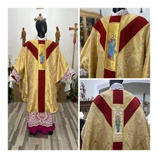 GOLD VESTMENT CHASUBLE & STOLE