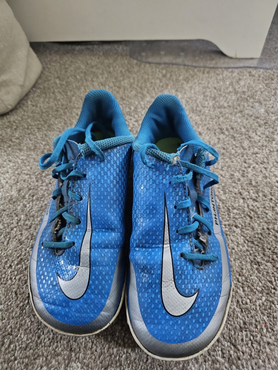 nike phantom Blue Astro Turf Kids Uk 13 Football Boots UK
