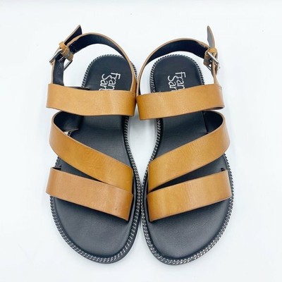 franco sarto kelso leather strappy sandal