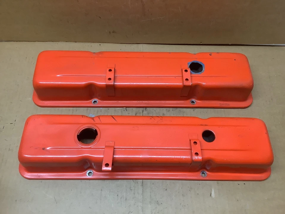 Chevy 327 350 283 Small Block Valve Covers Corvette Camaro CHEVELLE  Drippers - Image 3 of 4