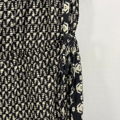 Zara Trafaluc Jumpsuit Gr. M Trägerlos Geometrisches Muster Freizeit Schwarz - Bild 7 von 9