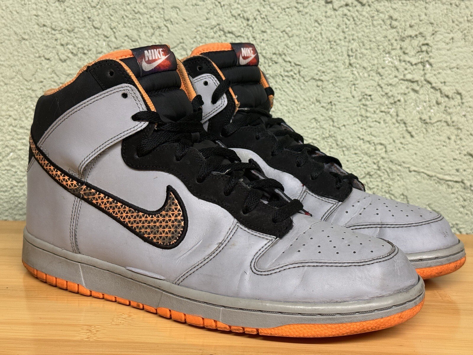 Size 12 - Nike Dunk High “Superhuman” Orange Grey Black