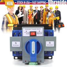 Dual Power Automatic Transfer Switch 60HZ Changeover Transfer Switch Tool 63A 2P