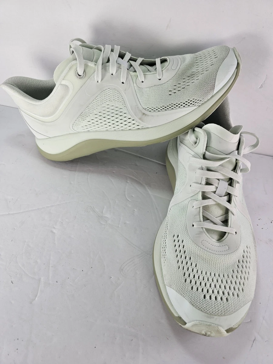 Lululemon Chargefeel Low Womens Workout Shoe White/Silver Drop size 10.5