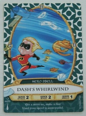 Sorcerers of the Magic Kingdom SOTMK Planet Card DASH'S WHIRLWIND #44