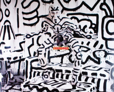 Signed by Annie Leibovitz — Original 1992 Keith Haring