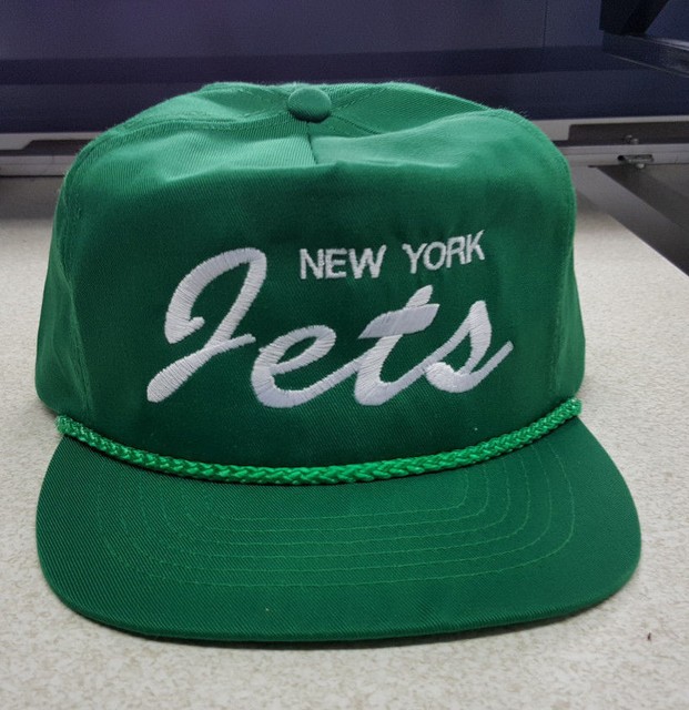 New York JETS true vintage caps early 80's mint condition!!deadstock