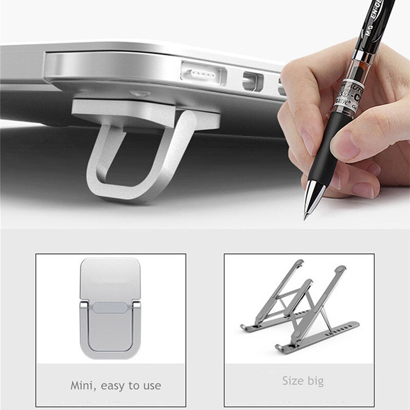 Mini Portable Laptop Stand Riser for Enhanced Computer Keyboard Ergonomics