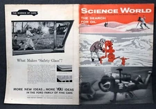 Science World Magazine April 1958 The Search for Oil High School Ephemera
