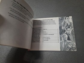 NOTICE pour jeu Mission Impossible Nintendo NES  FRA