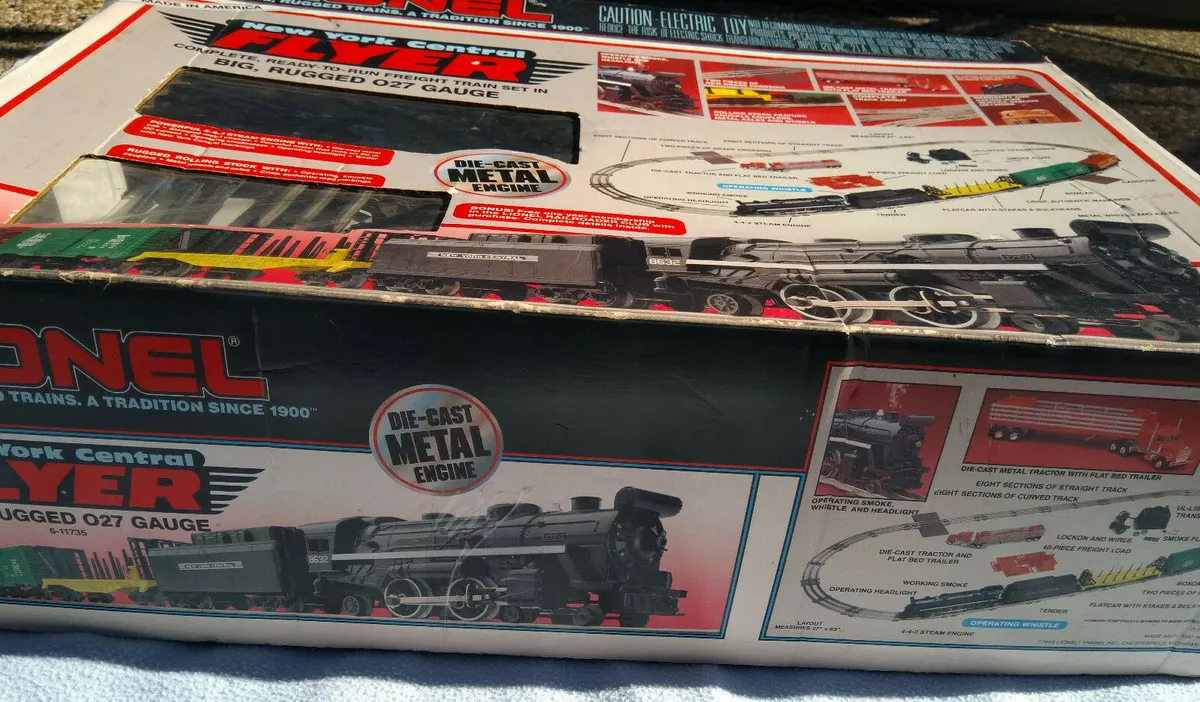 Lionel new york central flyer 027 sales scale train set