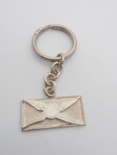 Civil Helicopter: 925 Silver Keychain - Helicopter Pilot Patent