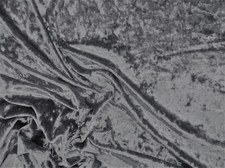 Stretch Velvet Spandex Fabric Apparel Charcoal Gray G407