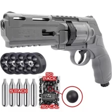 Umarex TR50 Paintball Revolver w/ 50 Training Balls & 5 CO2, 7.5J GE (FVS031167)