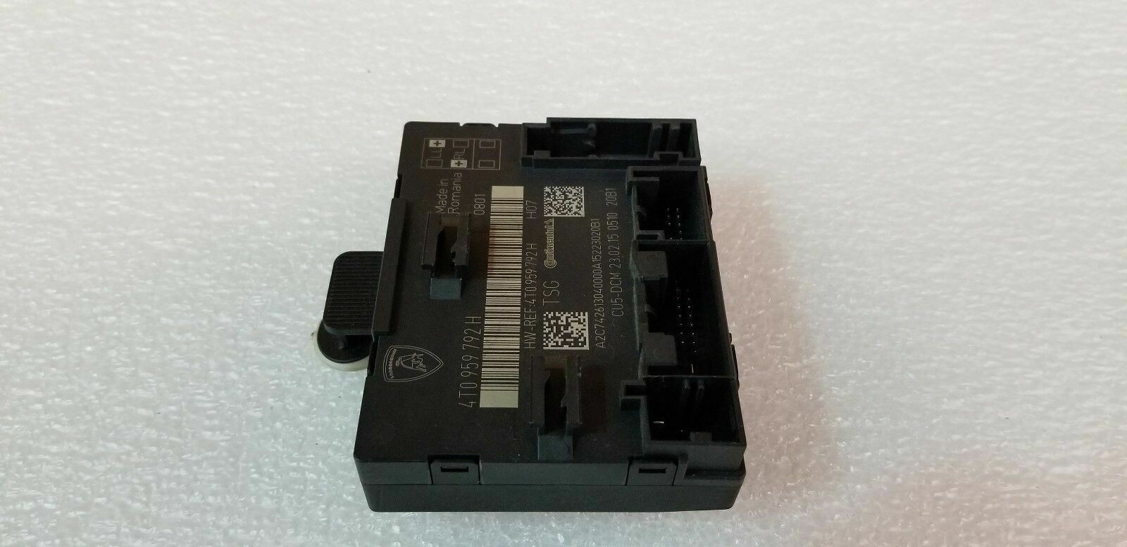 LAMBORGHINI HURACAN PASSGENER RIGHT DOOR CONTROL MODULE OEM 4T0959792H