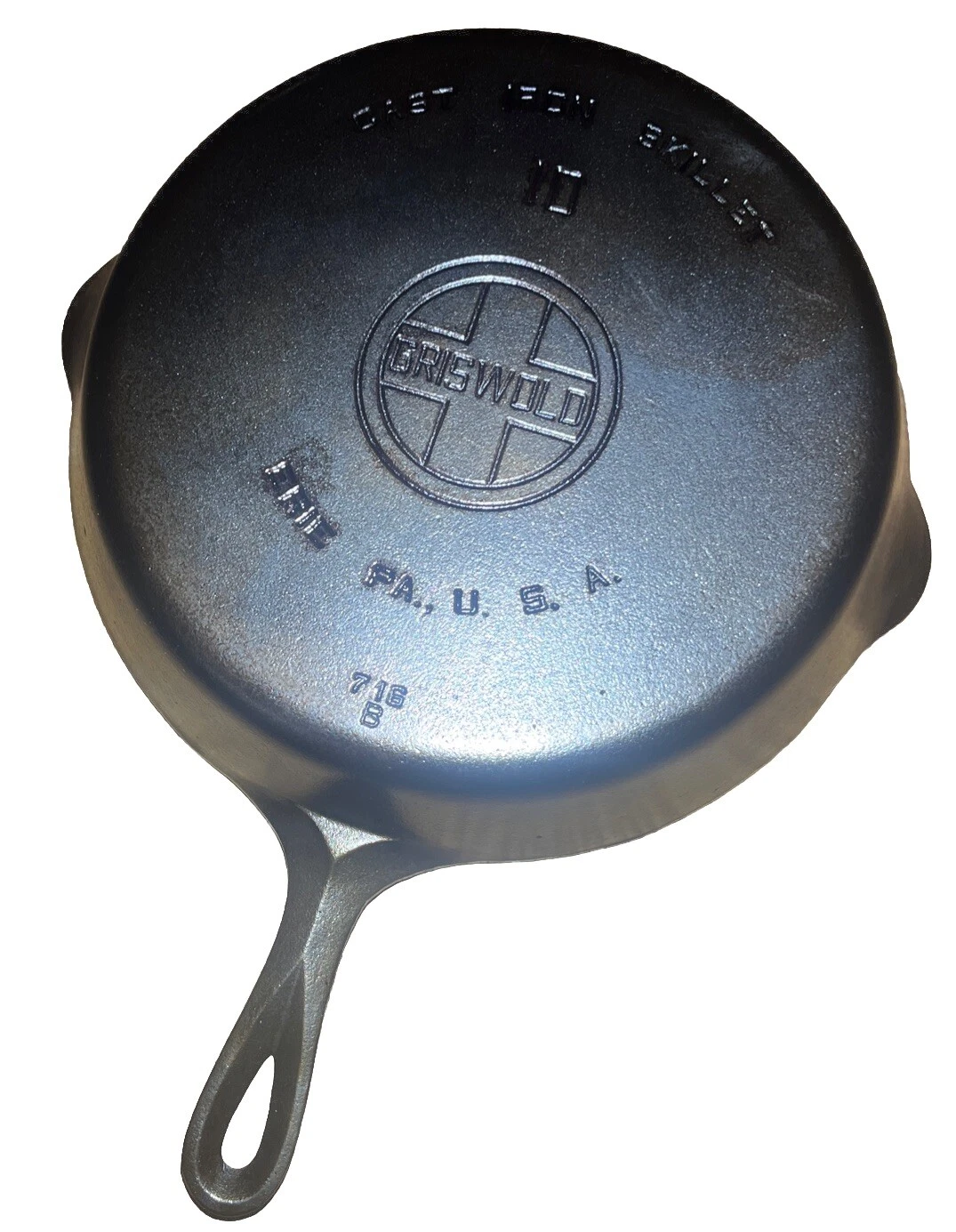 Griswold No 10 L/B Smooth Bottoms Skillet