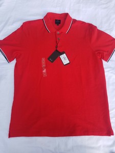 armani red polo shirt