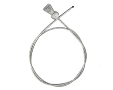 1 ALTALINE 380MM LONG BICYCLE BRAKE STRADDLE SINGLE BARREL CABLE WIRE SILVER.